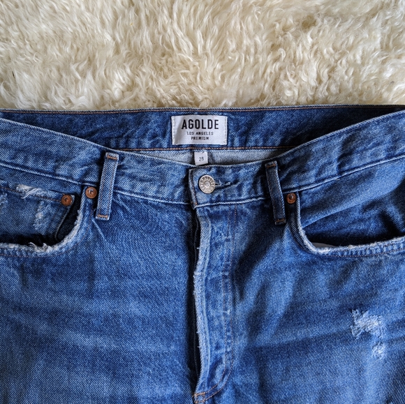 Agolde Riley High Waisted Denim - Picture 2 of 4